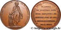 FRANCE Médaille, Inauguration du monument de David de Pur MONUMENTS Suisse, Neuchâtel 1855 (37,5mm, 21,69g, 12h) -