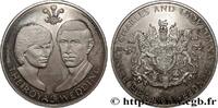 FRANCE Médaille, Mariage royal AMOUR ET MARIAGE 1981 (38mm, 26,50g, 12h) -