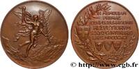 FRANCE Médaille, Sixième centenaire de la Confédération h SUISSE 1891 (68mm, 149,30g, 12h) -