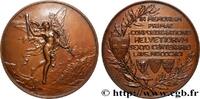 FRANCE Médaille, Sixième centenaire de la Confédération h SUISSE 1891 (68mm, 138,40g, 12h) -