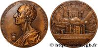FRANCE Médaille, Charles de Secondat, Montesquieu, Grande TROISIÈME RÉPUBLIQUE 1934 (67,5mm, 135,04g, 12h) -