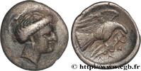 Classic 3 (350 BC to 323 BC) Drachme EUBOEA - CHALCIS Chalcis, Eubée c. 338-308 AC. (18mm, 3,19g, 9h) -