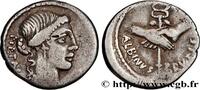 THE REPUBLIC (280 BC to 27 BC) Denier POSTUMIA Rome 48 AC. (17,5mm, 3,86g, 1h) -