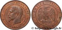 FRANCE Dix centimes Napoléon III, tête nue SECOND EMPIRE Paris 1855 (30mm, 9,92g, 6h) -
