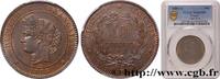 FRANCE 10 centimes Cérès III REPUBLIC Paris 1885 (30mm, 10g, 6h) -
