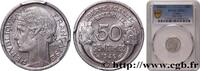 FRANCE 50 centimes Morlon, légère PROVISIONAL GOVERNEMENT OF THE FRENCH REPUBLIC Beaumont-le-Roger 1946 (18mm, 0,7g, 6h) -