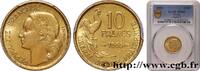 FRANCE 10 francs Guiraud IV REPUBLIC 1955 (20mm, 7g, 6h) -