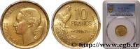 FRANCE 10 francs Guiraud IV REPUBLIC 1957 (20mm, 3g, 6h) -