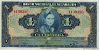 NICARAGUA 1 Cordoba NICARAGUA 1 Cordoba 1941 UNC- -