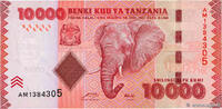 TANZANIA 10000 Shilingi TANZANIA 10000 Shilingi 2010 UNC -
