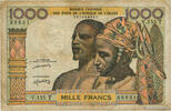1000 Francs 1977 WEST AFRIKANISCHE STAATEN WEST AFRIKANISCHE STAATEN 1000 Francs 1977 fS fS