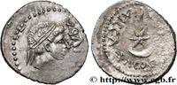 Post-hellenistic 1 (30 BC to 227 AD) Denier MAURETANIA - MAURETANIAN KINGDOM - JUBA II and CLEOPATRA Césarée, Maurétanie c. 19 AC. - AD. 6 (18,5mm, 3,03g, 3h) -
