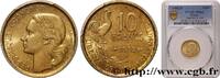 FRANCE 10 francs Guiraud IV REPUBLIC Beaumont-Le-Roger 1952 (20mm, 3g, 6h) -