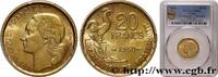 FRANCE 20 francs G. Guiraud, 3 faucilles IV REPUBLIC 1950 (23,5mm, 4g, 6h) -