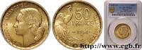 FRANCE 50 francs Guiraud IV REPUBLIC Beaumont-Le-Roger 1951 (27mm, 8g, 6h) -