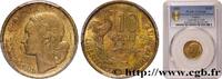 FRANCE 10 francs Guiraud IV REPUBLIC 1954 (19,98mm, 3g, 6h) -