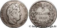 FRANCE 5 francs IIe type Domard LOUIS-PHILIPPE I Marseille 1833 (37mm, 24,61g, 6h) -