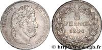 FRANCE 5 francs IIe type Domard LOUIS-PHILIPPE I Rouen 1834 (37mm, 25,09g, 6h) -