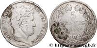 FRANCE 5 francs Ier type Domard, tranche en creux LOUIS-PHILIPPE I Bordeaux 1831 (37mm, 24,87g, 6h) -