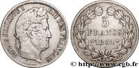FRANCE 5 francs Ier type Domard, tranche en creux LOUIS-PHILIPPE I Marseille 1831 (37mm, 24,75g, 6h) -