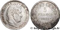FRANCE 5 francs Ier type Domard, tranche en relief LOUIS-PHILIPPE I Rouen 1831 (37mm, 24,89g, 6h) -