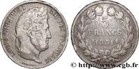 FRANCE 5 francs Ier type Domard, tranche en relief LOUIS-PHILIPPE I Limoges 1831 (37mm, 24,76g, 6h) -