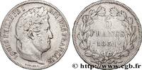 FRANCE 5 francs Ier type Domard, tranche en relief LOUIS-PHILIPPE I Bordeaux 1831 (37mm, 24,73g, 6h) -