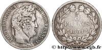 FRANCE 5 francs Ier type Domard, tranche en relief LOUIS-PHILIPPE I Lille 1831 (37,35mm, 24,81g, 6h) -