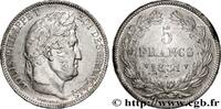 FRANCE 5 francs Ier type Domard, tranche en relief LOUIS-PHILIPPE I Lille 1831 (37,35mm, 24,98g, 6h) -