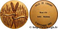 FRANCE Médaille, Noces d’Or AMOUR ET MARIAGE 28 - Luisant 1982 (79,50mm, 200,63g, 12h) -