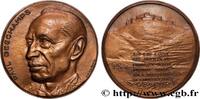 FRANCE Médaille, Paul Deschamps, conservateur de musée HISTORIENS ET CONSERVATEURS Monnaie de Paris 1961 (68mm, 170,55g, 12h) -