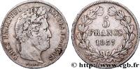FRANCE 5 francs IIe type Domard LOUIS-PHILIPPE I Lille 1837 (37mm, 24,87g, 6h) -
