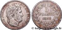 FRANCE 5 francs IIe type Domard LOUIS-PHILIPPE I Paris 1838 (37mm, 24,84g, 6h) -
