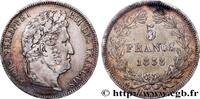 FRANCE 5 francs IIe type Domard LOUIS-PHILIPPE I Rouen 1838 (37mm, 24,95g, 6h) -