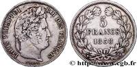 FRANCE 5 francs IIe type Domard LOUIS-PHILIPPE I Marseille 1838 (37mm, 24,73g, 6h) -