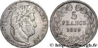 FRANCE 5 francs IIe type Domard LOUIS-PHILIPPE I Strasbourg 1839 (37,18mm, 24,82g, 6h) -