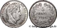 FRANCE 5 francs IIe type Domard LOUIS-PHILIPPE I Lille 1841 (37mm, 24,91g, 6h) -