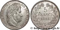 FRANCE 5 francs IIe type Domard LOUIS-PHILIPPE I Paris 1843 (37mm, 25,02g, h) -