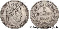 FRANCE 5 francs IIIe type Domard LOUIS-PHILIPPE I Lille 1846 (37mm, 24,68g, 6h) -