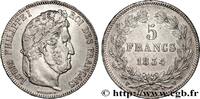 FRANCE 5 francs IIe type Domard LOUIS-PHILIPPE I Lille 1834 (37mm, 24,81g, 6h) -
