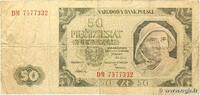 POLAND 50 Zlotych POLAND 50 Zlotych 1948 VG -