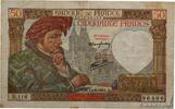 FRANCE 50 Francs JACQUES CŒUR Numéro spécial FRANCE 50 Francs JACQUES CŒUR Numéro spécial 1941 F+ -