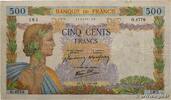 FRANCE 500 Francs LA PAIX FRANCE 500 Francs LA PAIX 1942 VF- -