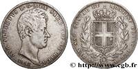 ITALY - KINGDOM OF SARDINIA - CHARLES-ALBERT 5 Lire ITALY - KINGDOM OF SARDINIA - CHARLES-ALBERT Gênes 1847 (37mm, 24,74g, 6h) -