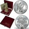 FRANCE Belle Épreuve 100 francs Droits de l'Homme COMMEMORATIVE COINS MONNAIE DE PARIS Paris 1989 (31mm, 15g, 6h) -