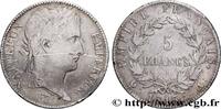 FRANCE 5 francs Napoléon Empereur, Cent-Jours LES CENT JOURS / THE HUNDRED DAYS Paris 1815 (37mm, 24,82g, 6h) -