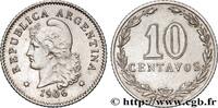 ARGENTINA 10 Centavos Liberté au bonnet ARGENTINA 1906 (18,5mm, 3,05g, 6h) -