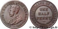 AUSTRALIA 1/2 Penny Georges V AUSTRALIA Sydney 1922 (25mm, 5,72g, 12h) -
