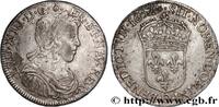 FRANCE Demi-écu, portrait à la mèche longue LOUIS XIV THE SUN KING Riom 1652 (32,5mm, 13,62g, 6h) -