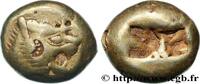Archaïc 1 (650 BC to 550 BC) Trité d’électrum LYDIA - LYDIAN KINGDOM Lydie, Sardes c. 610-550 AC. (11mm, 4,70g, -h) -